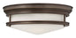 Hadley Medium Flush Mount In Light Bronze Finish