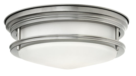Hadley Small Flush Mount In Brushed Nickel Finish