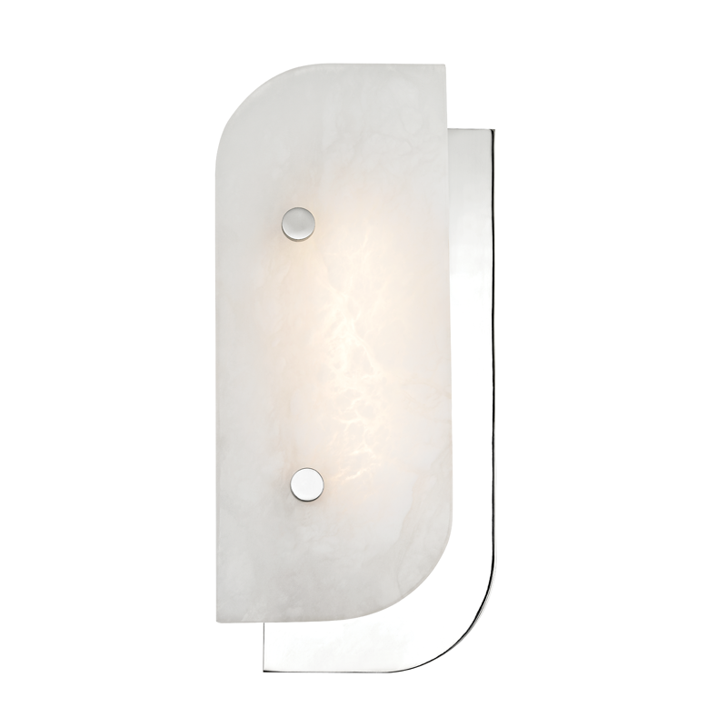 Yin & Yang Wall Sconce with Polished Nickel Finish