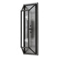 Fulton Large Two Light Sconce In Black Finish