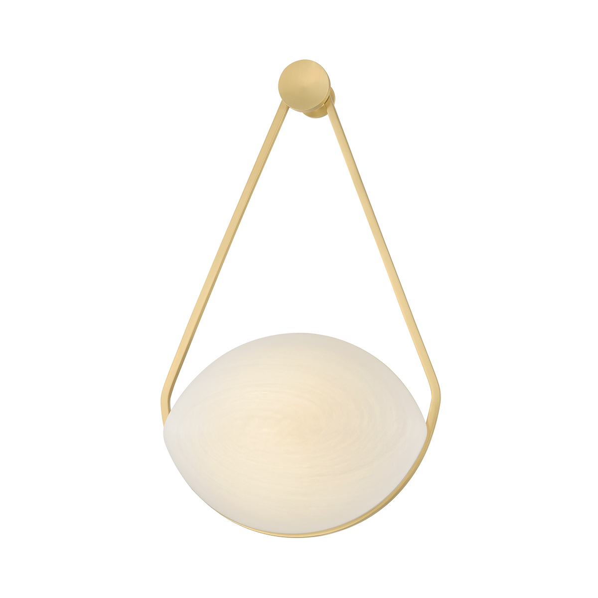 BLAINA Wall Sconce with AGED BRASS Finish