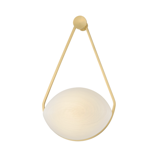 BLAINA Wall Sconce with AGED BRASS Finish