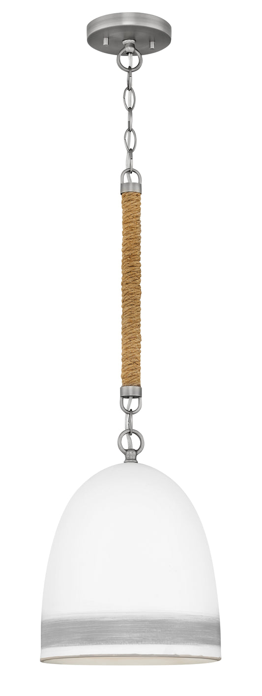 Nash Small Pendant In Brushed Nickel Finish