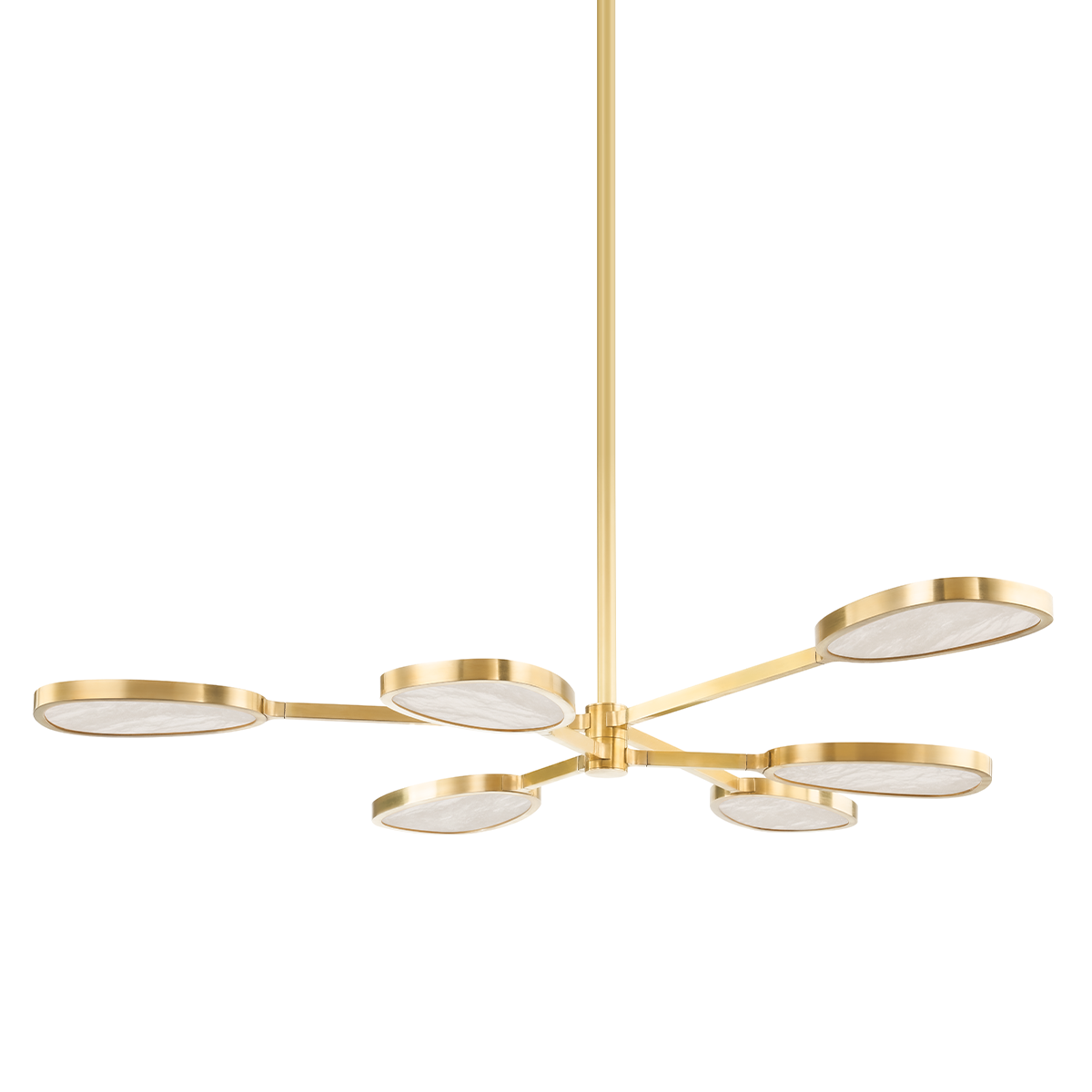 Patras Chandelier In VINTAGE BRASS Finish