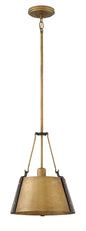 Cartwright Small Pendant In Light Brass Finish