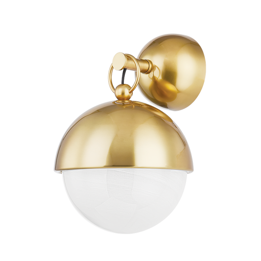 ALTHEA Wall Sconce In VINTAGE POLISHED BRASS Finish
