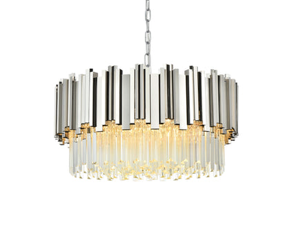 Willow 24 inch Chandelier in Chrome