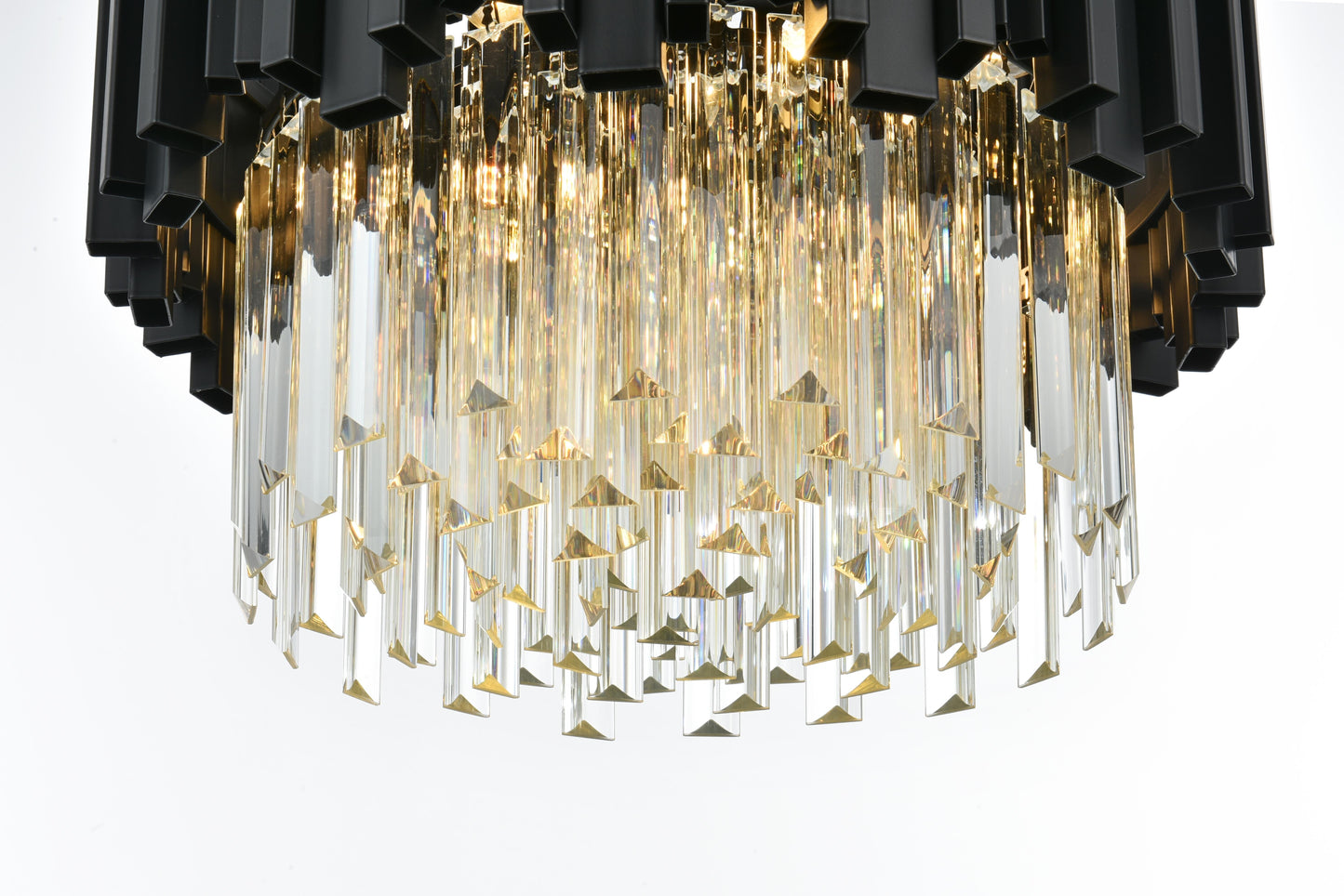 Willow 16 inch Flush Mount in Black