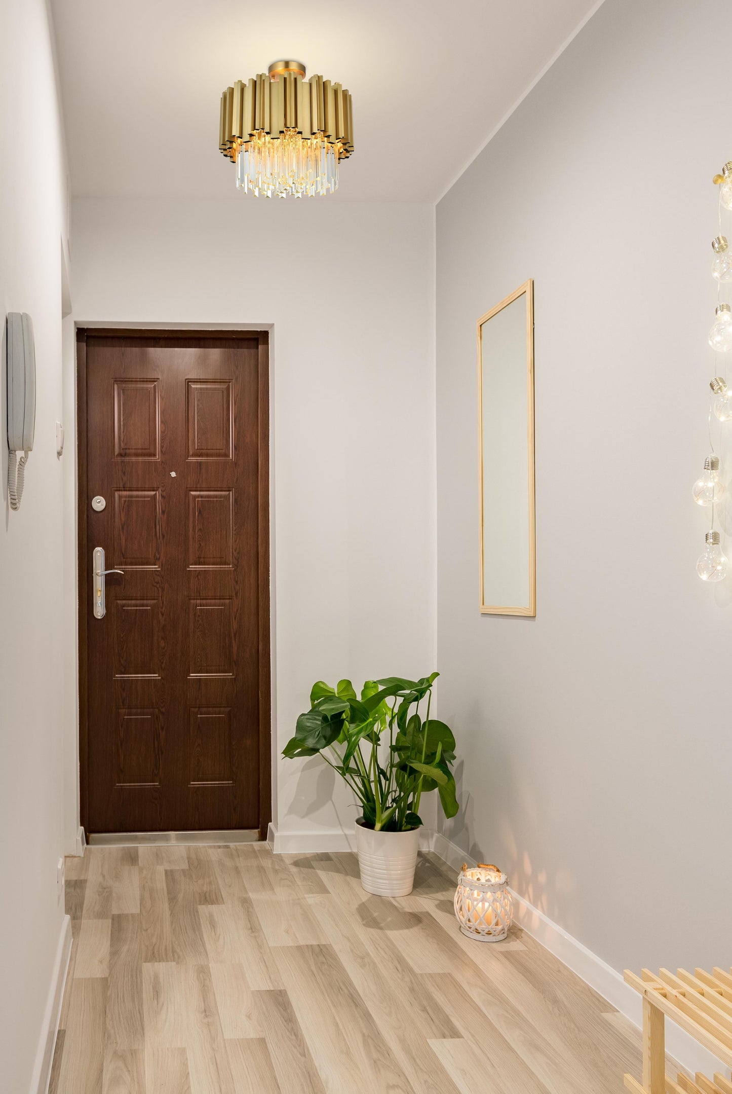 Willow 16 inch Flush Mount in Satin Gold