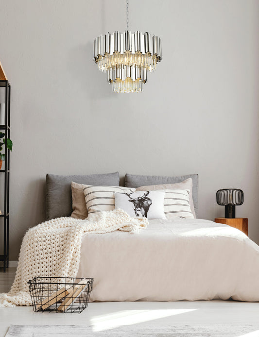 Willow 24 inch Chandelier in Chrome