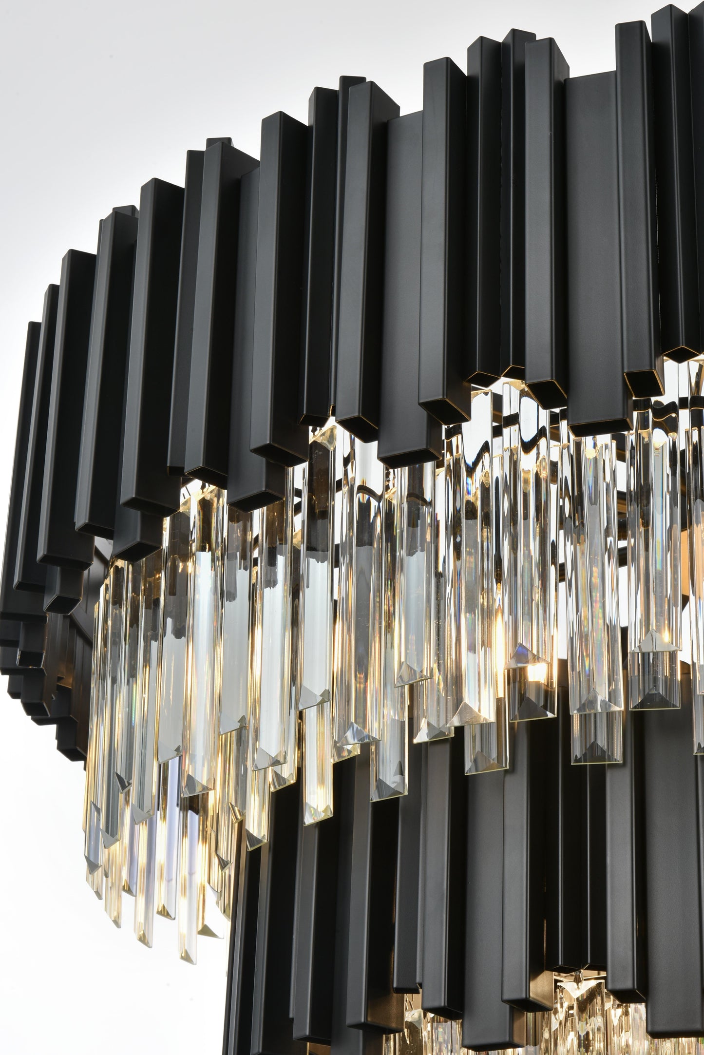 Willow 32 inch Chandelier in Black