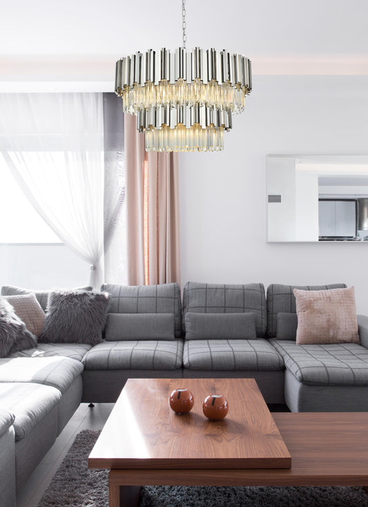 Willow 32 inch Chandelier in Chrome