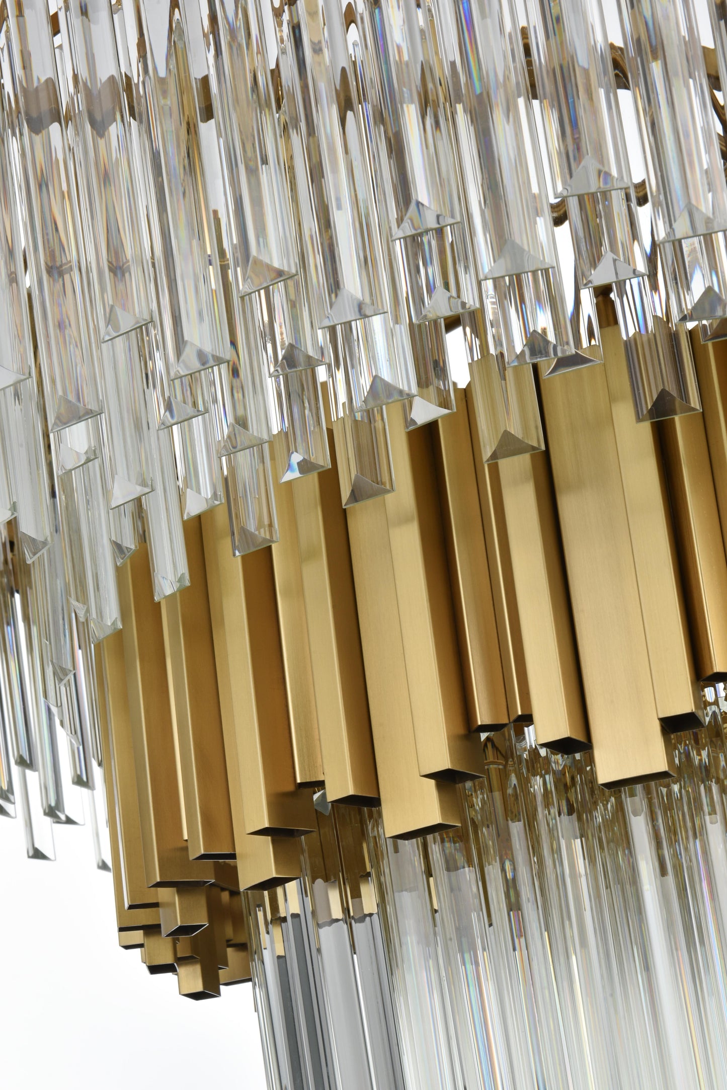 Willow 40 inch Chandelier in Satin Gold