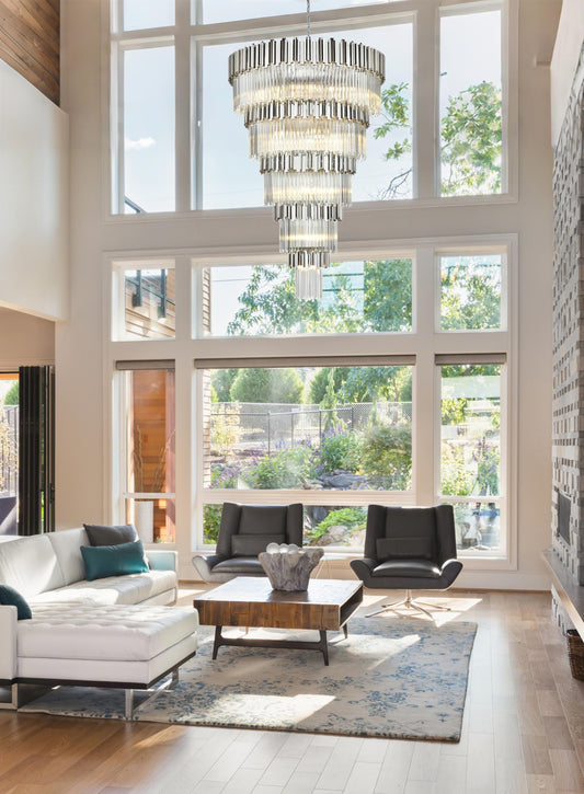 Willow 48 inch Chandelier in Chrome