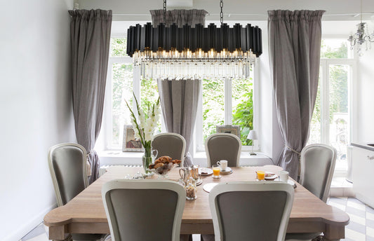 Willow 36 inch Chandelier in Black