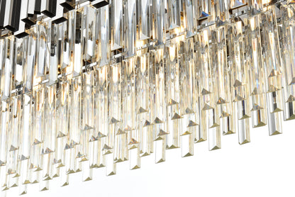 Willow 47 inch Rectangular Chandelier in Chrome