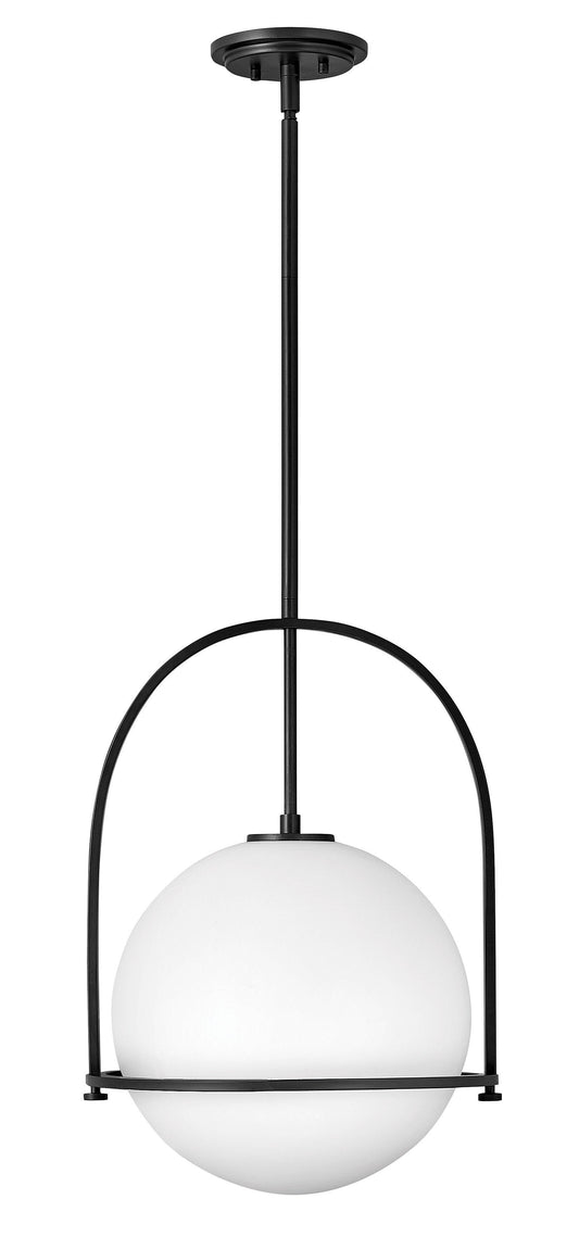 Somerset Medium Pendant In Black Finish