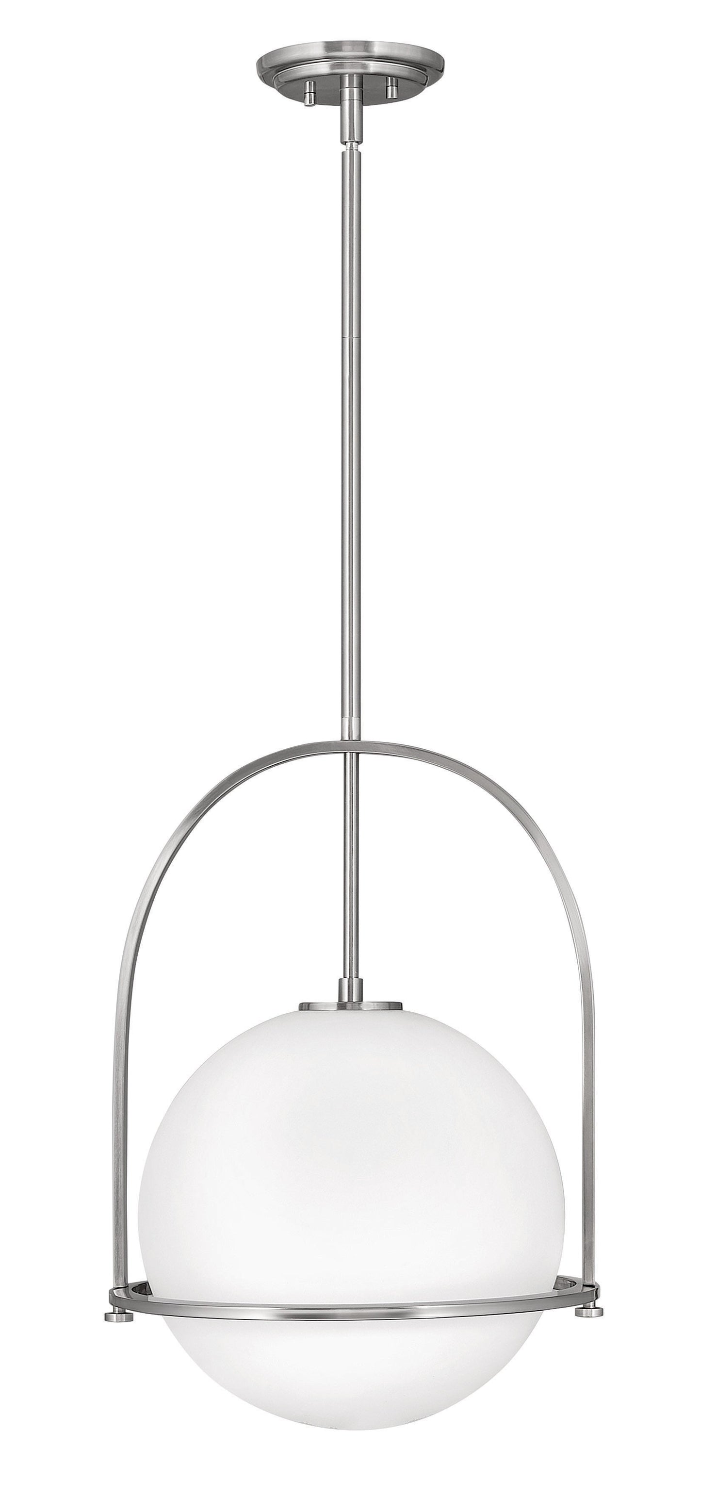 Somerset Medium Pendant In Brushed Nickel Finish