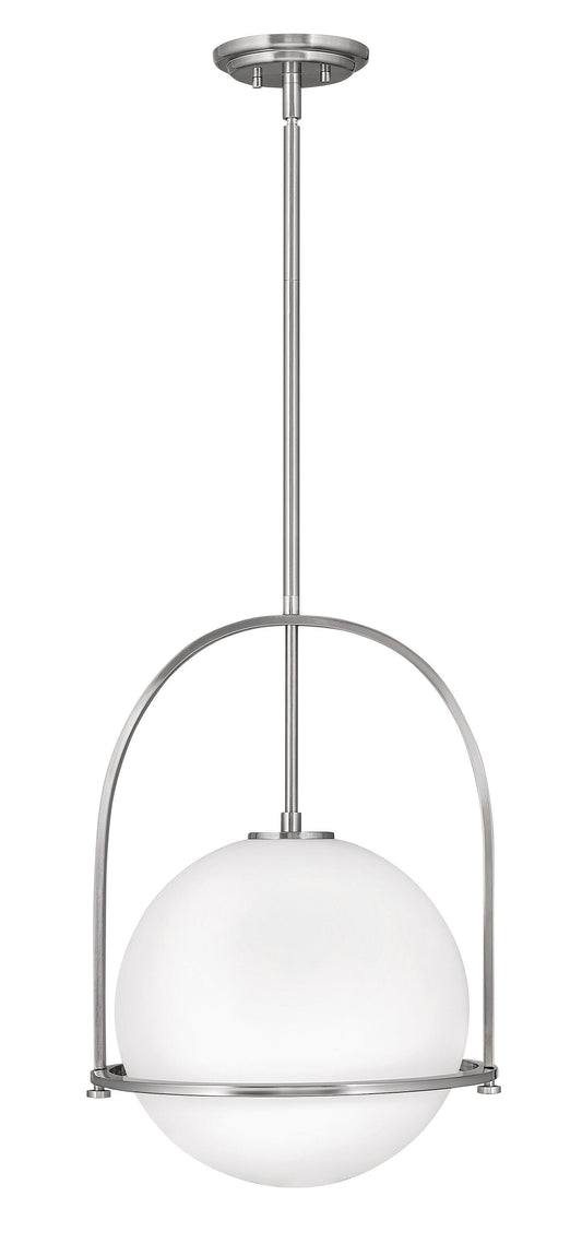 Somerset Medium Pendant In Brushed Nickel Finish