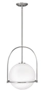 Somerset Medium Pendant In Brushed Nickel Finish