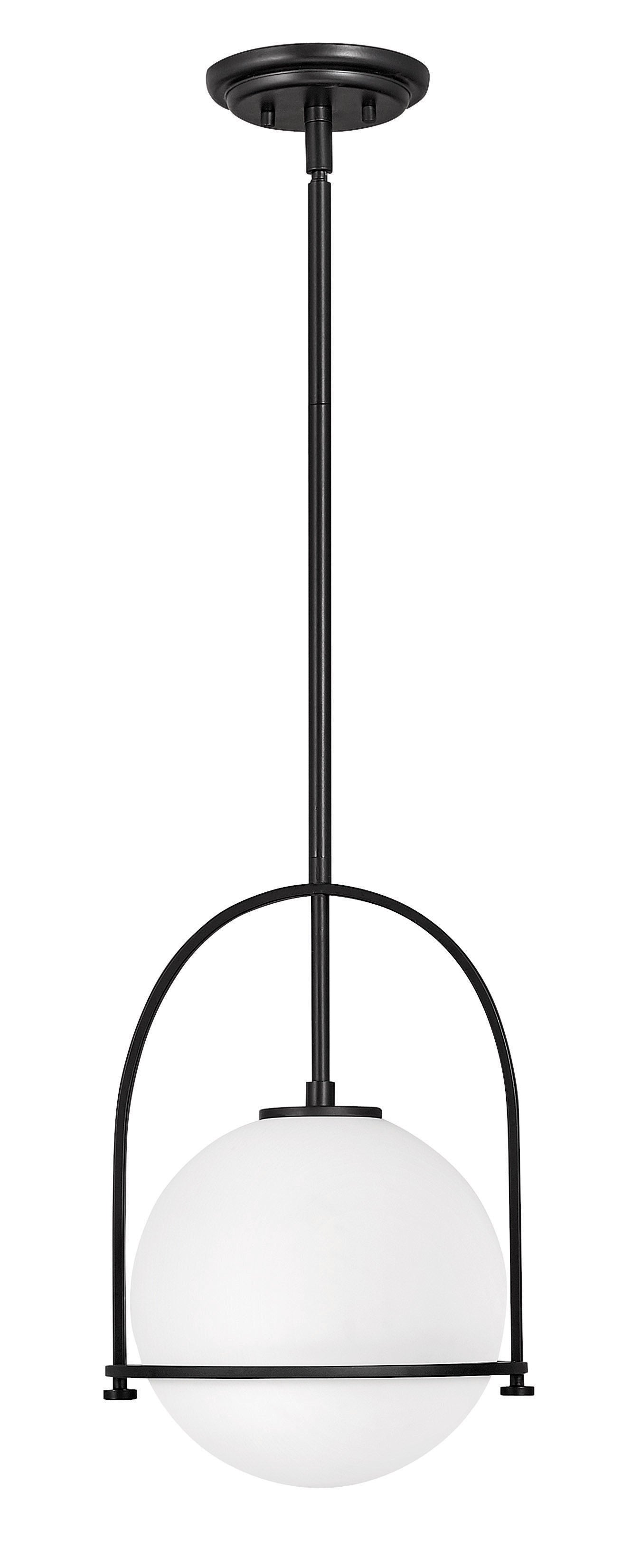 Somerset Small Pendant In Black Finish