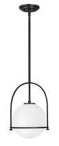 Somerset Small Pendant In Black Finish