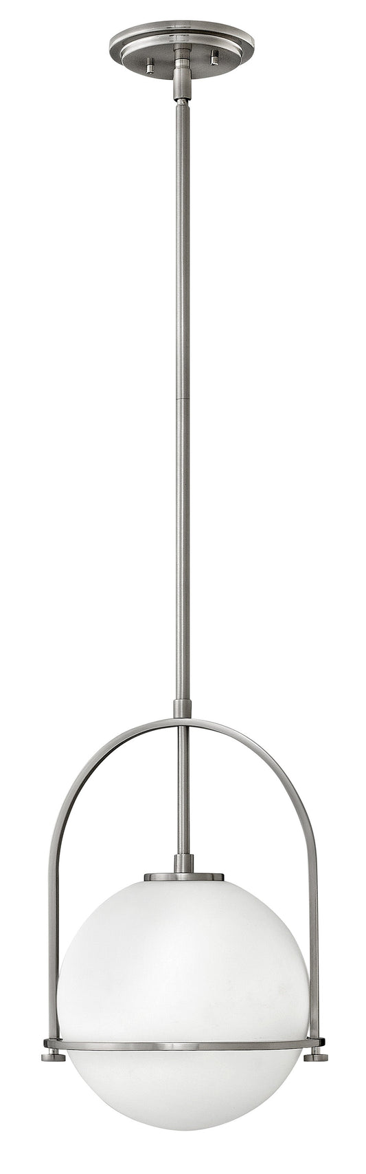 Somerset Small Pendant In Brushed Nickel Finish
