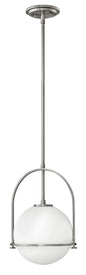 Somerset Small Pendant In Brushed Nickel Finish