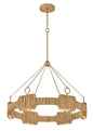 Raffi Medium LED Single Tier Chandelier In Gold Finish
