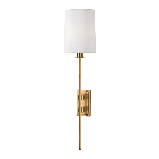 Fredonia Wall Sconce with Aged Brass Finish