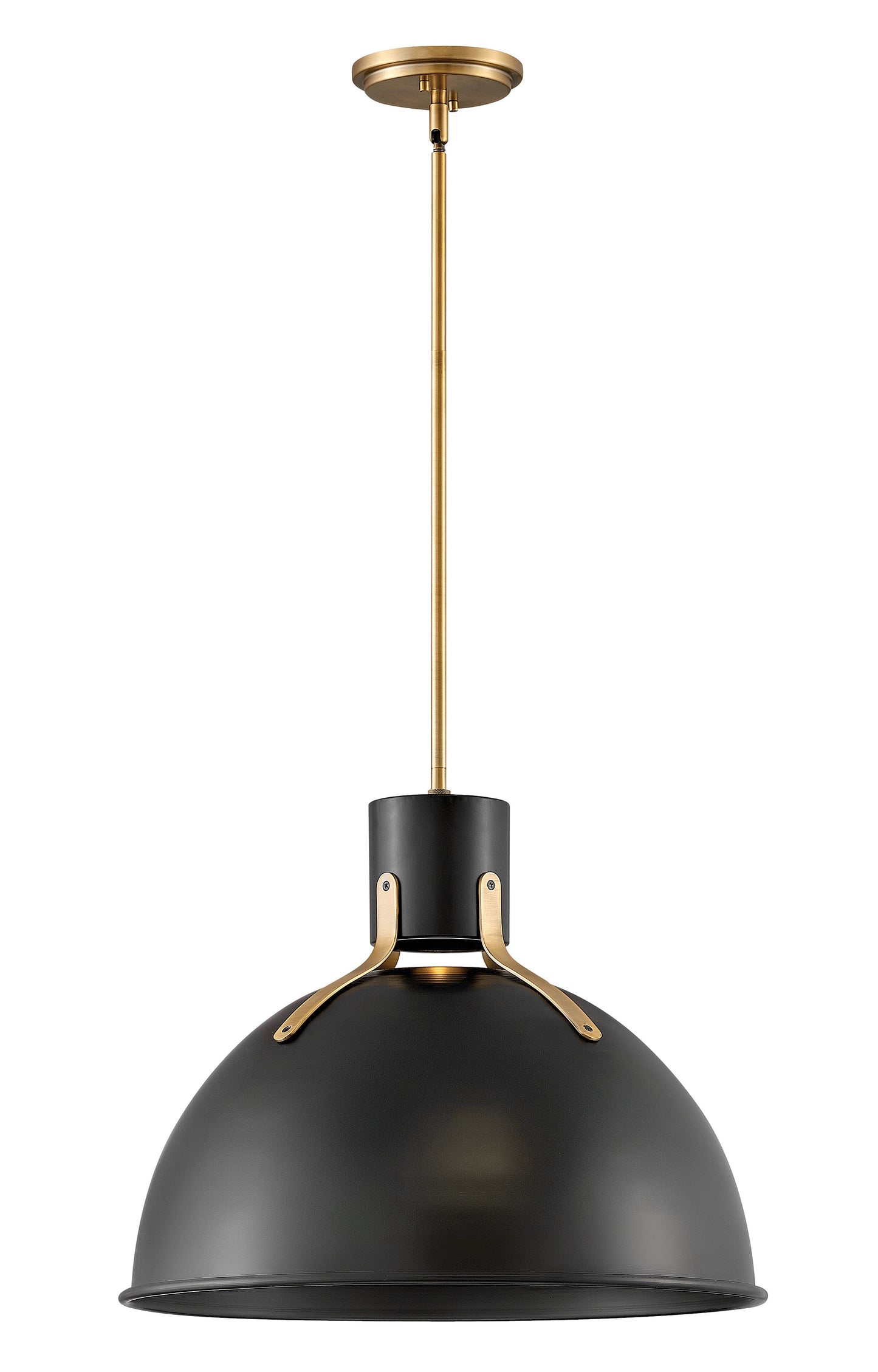 Argo Large Pendant In Black Finish