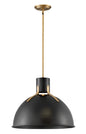 Argo Large Pendant In Black Finish