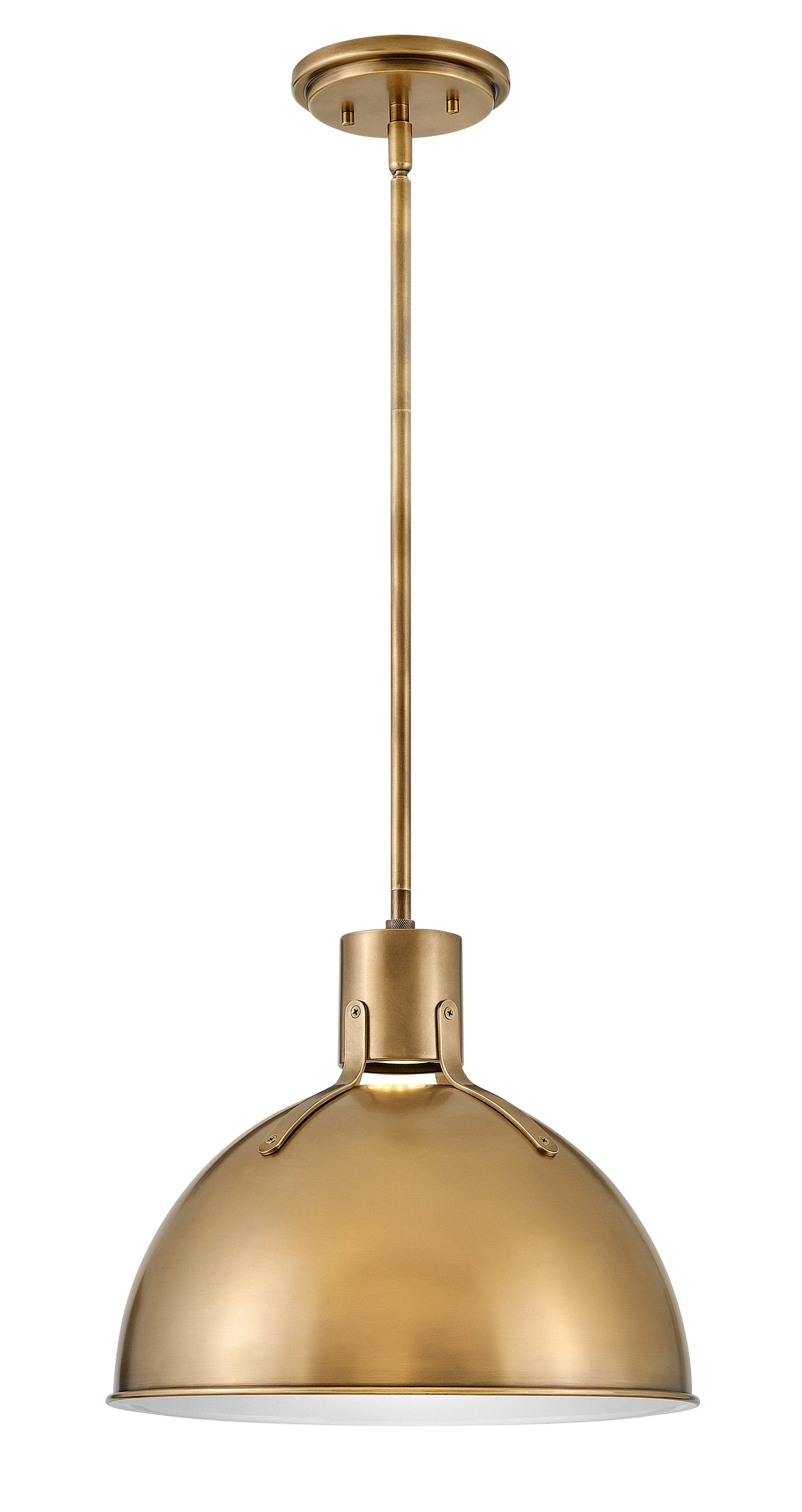 Argo Medium Pendant In Light Brass Finish