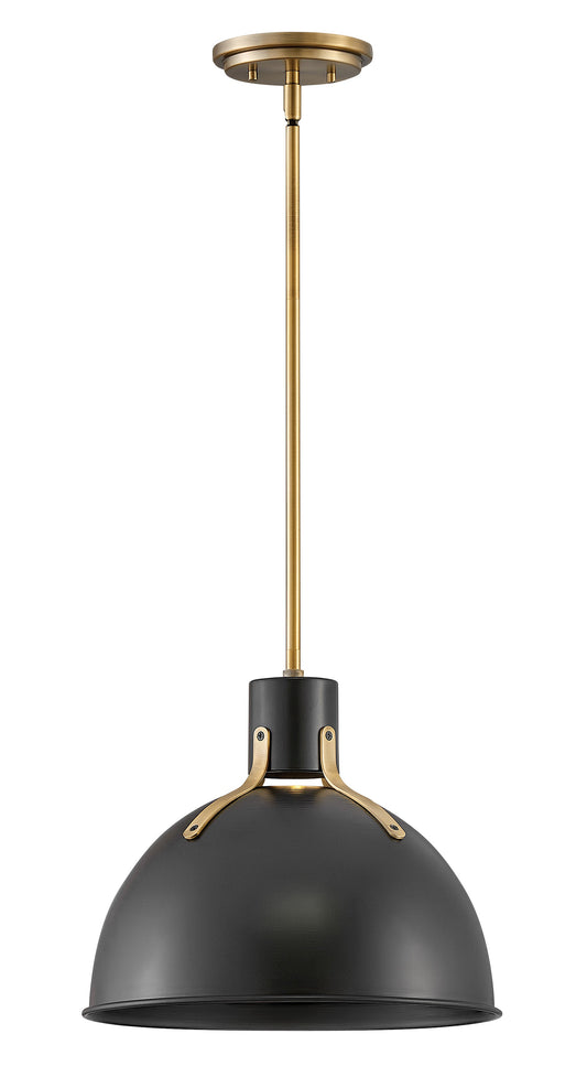 Argo Medium Pendant In Black Finish