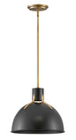 Argo Medium Pendant In Black Finish