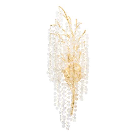 GENOA Wall Sconce In Gold Leaf Finish