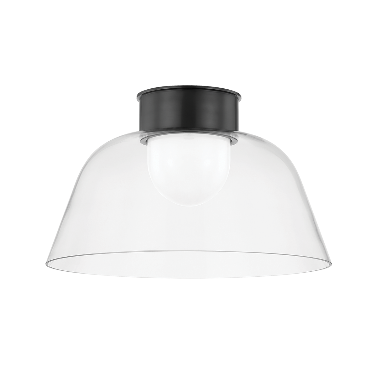 LAKESIDE Flush Mount with Distressed Bronze Finish