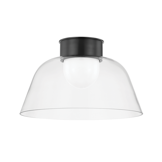 LAKESIDE Flush Mount with Distressed Bronze Finish