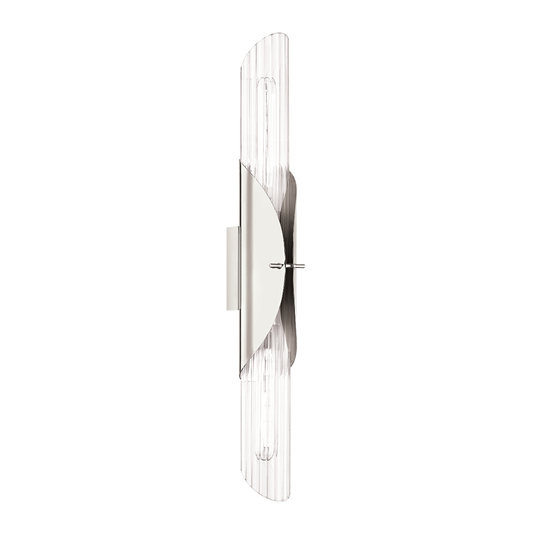 Lefferts Wall Sconce with Polished Nickel Finish