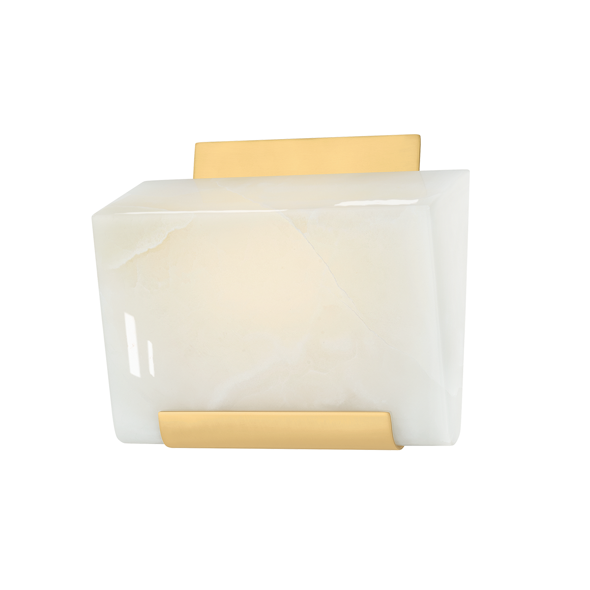 FAIRFIELD Wall Sconce with AGED BRASS Finish