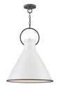 Winnie Large Pendant In White Finish