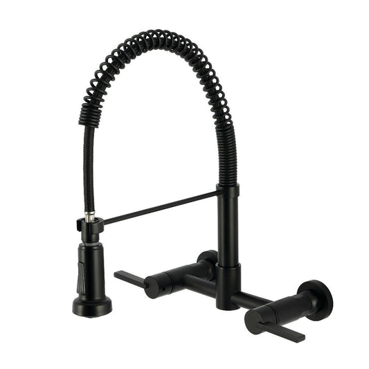 Continental Pre-Rinse Kitchen Faucet in Matte Black