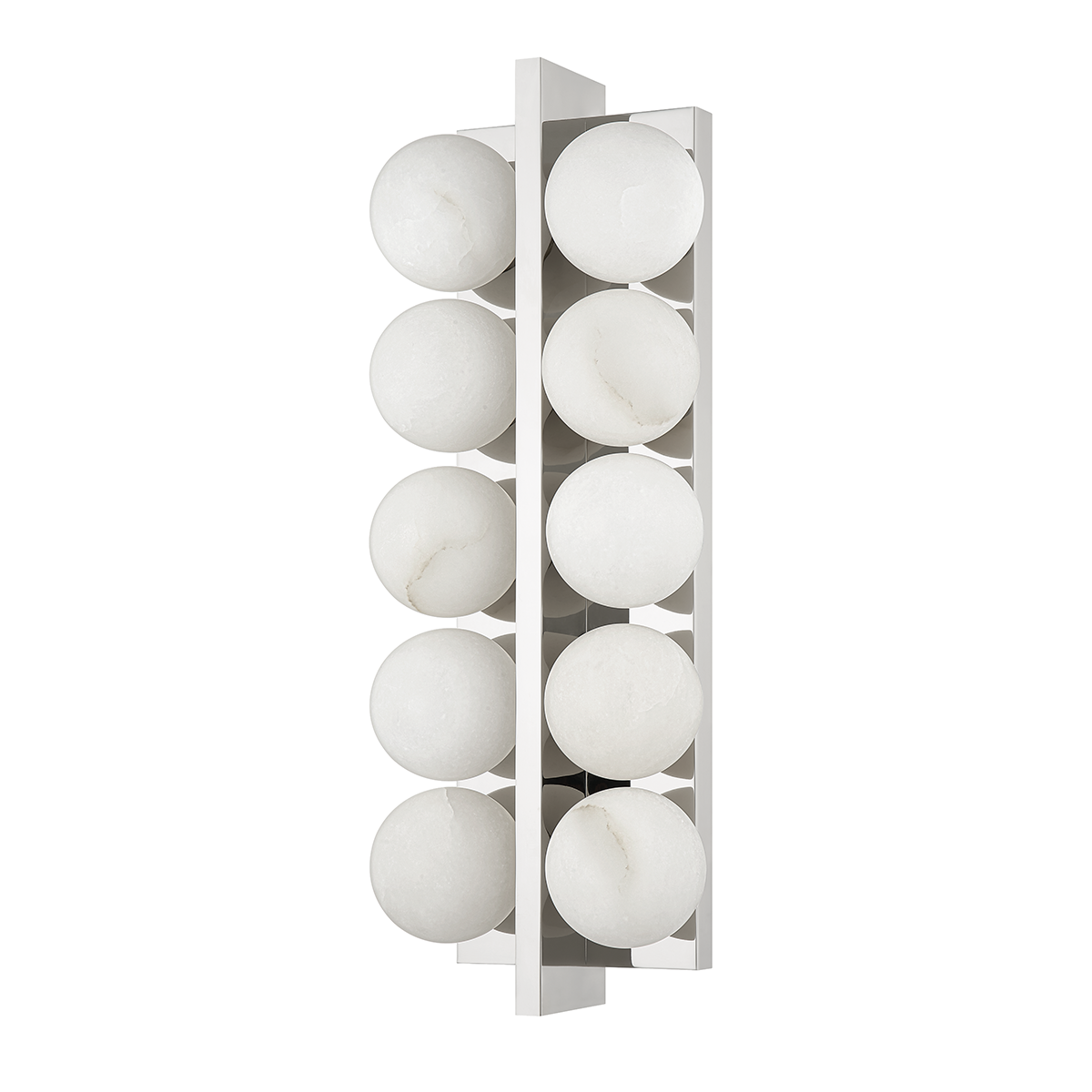 EMILLE Wall Sconce In Polished Nickel Finish