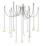Nula Large Multi Tier Pendant In White Finish