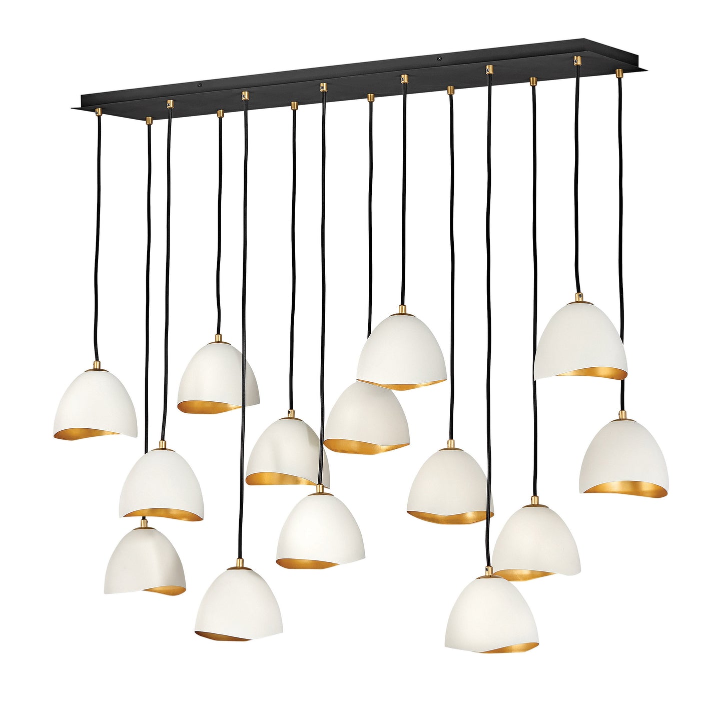 Nula Medium Fourteen Light Linear In White Finish