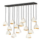 Nula Medium Fourteen Light Linear In White Finish