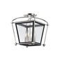 Hollis Semi Flush with Polished Nickel Finish