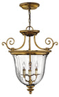 Cambridge Small Convertible Pendant In Gold Finish