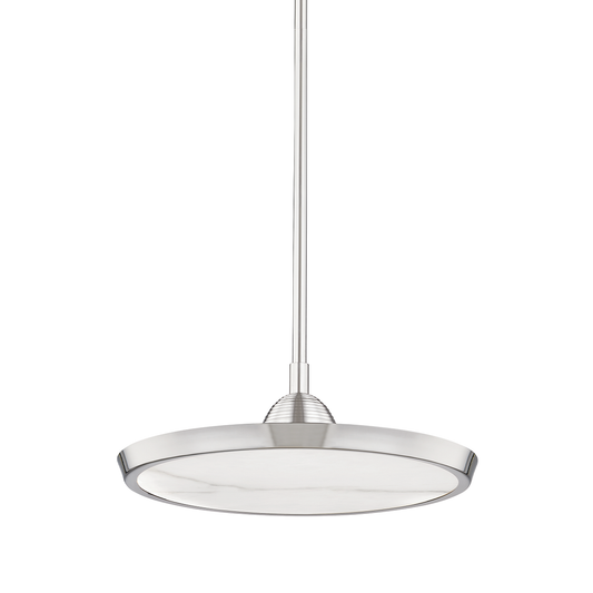 Draper Pendant with Polished Nickel Finish