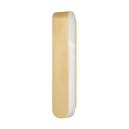 BRIARWOOD Wall Sconce with Aged Brass Finish